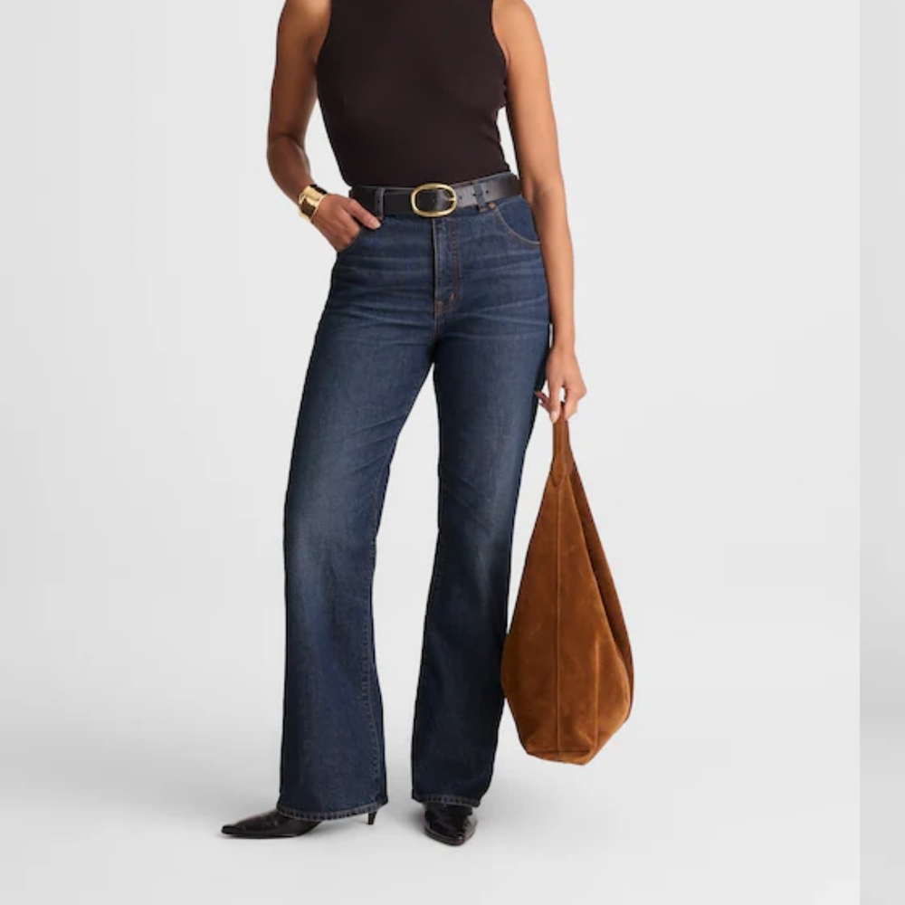 Madewell Curvy Relaxed Bootcut Jeans